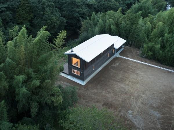 vue à vol d'oiseau de l'architecture moderne