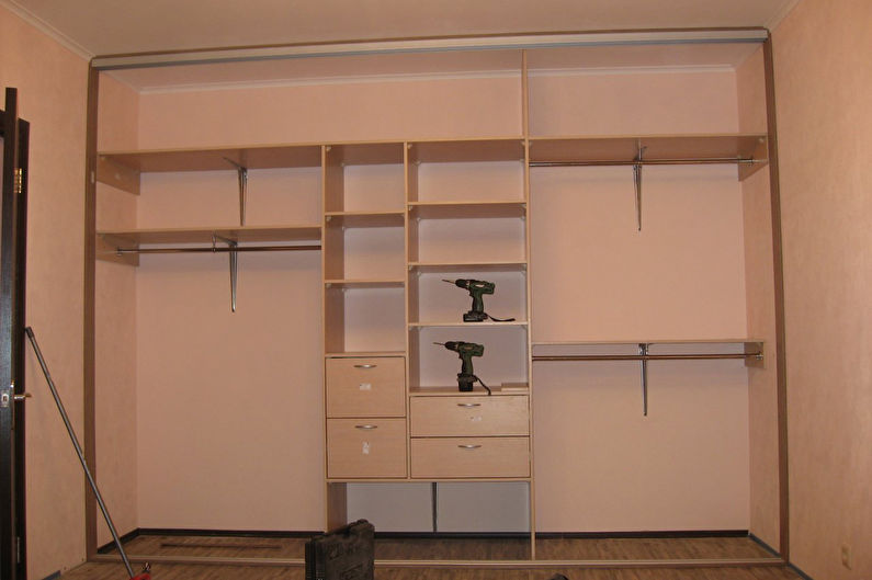 Einbauschrank zum Selbermachen - Materialien und Details