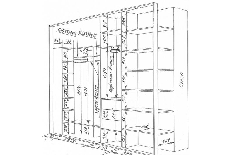 Einbauschrank zum Selbermachen - Maße