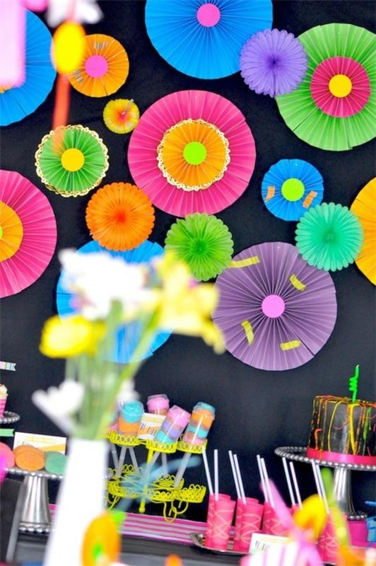 idées de décoration murale faites vous-même la décoration en papier