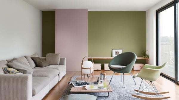 idées de couleurs de mur pour meubler le salon scandinave