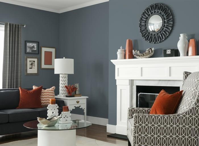 couleurs de mur tons de gris tendance pour le salon moderne