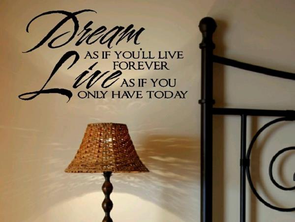 paroles murales beau mur design chambre