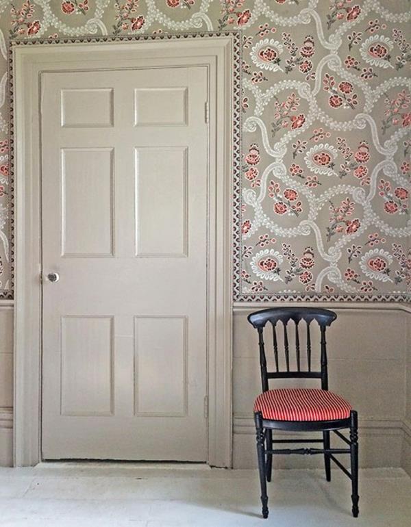 tapety ścienne wzór zdjęcia krawędzi temat drzwi krzesło