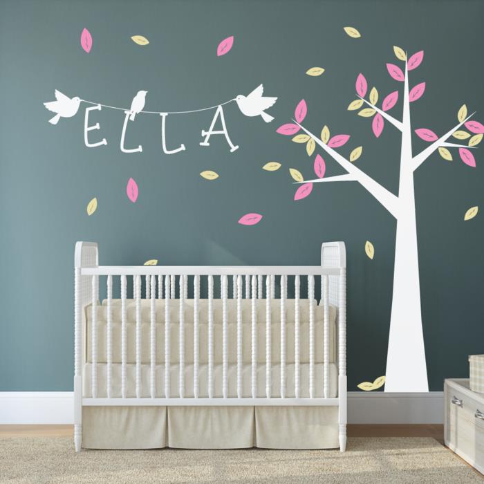 stickers muraux arbre créatif mur design chambre bébé