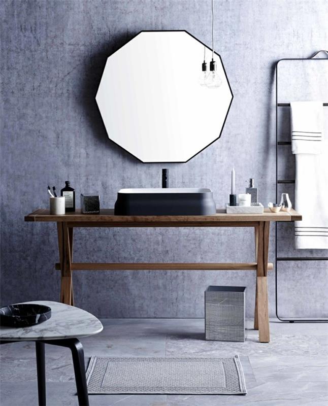 vasque design en céramique noire vasque haturwood