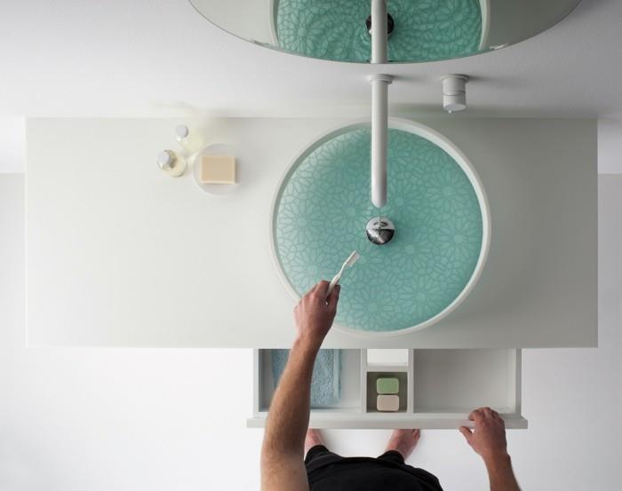 lavabo design brosse dents blanc lavabo robinet