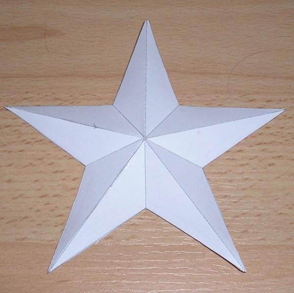 białe papierowe gwiazdki majstrować pomysł
