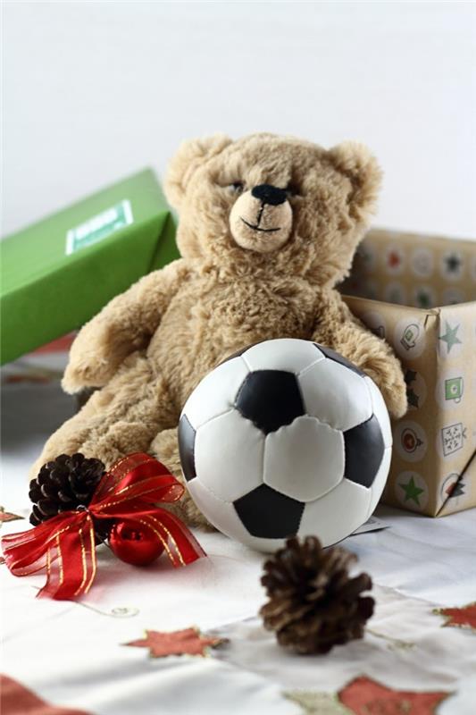 Boże Narodzenie w pudełku po butach 2017 charytatywne Boże Narodzenie teddy soccer