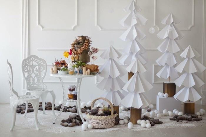 ozdoby świąteczne skandynawskie pomysły na Boże Narodzenie DIY majsterkować choinkę samemu