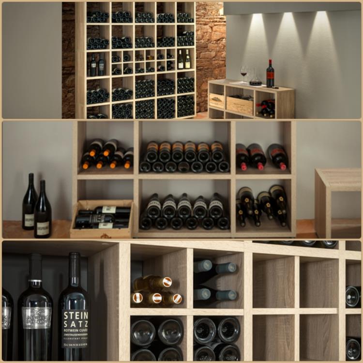 stojaki na wino i systemy regałów drewniane stojaki na wino