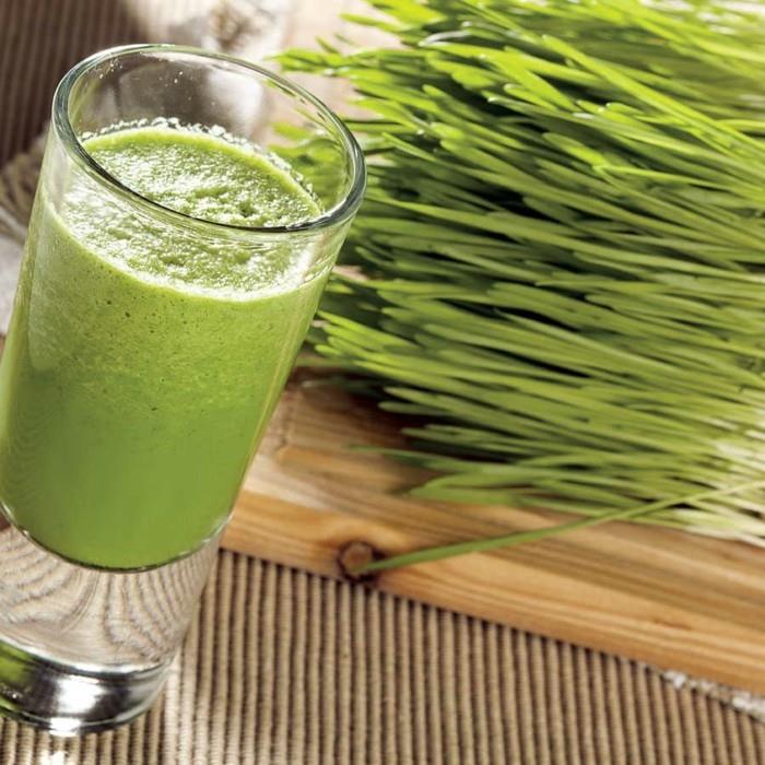 recette de remontant à l'herbe de blé smoothies verts