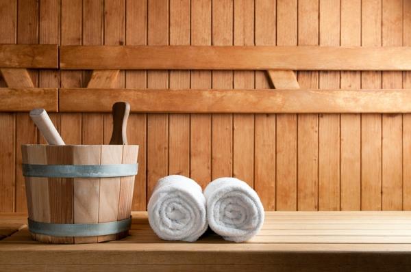 serviettes de bain sauna week-end bien-être