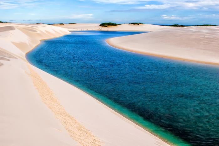 Les lagons bleus des Lençois Maranhenses