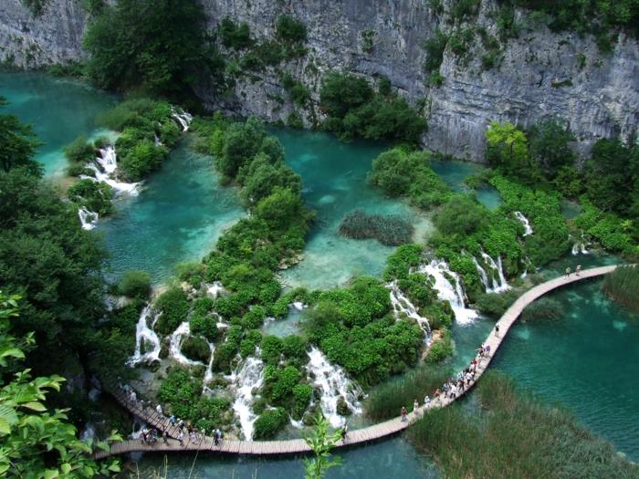 tour du monde europe voyage croatie plitvice lacs