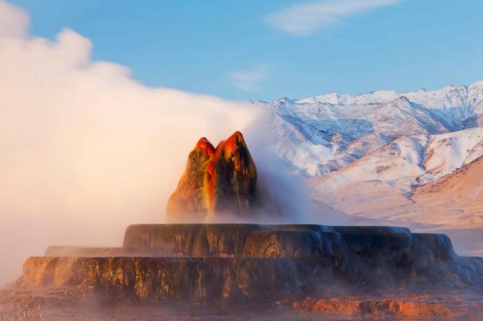 monde voyage amérique etats unis nevada fly geyser