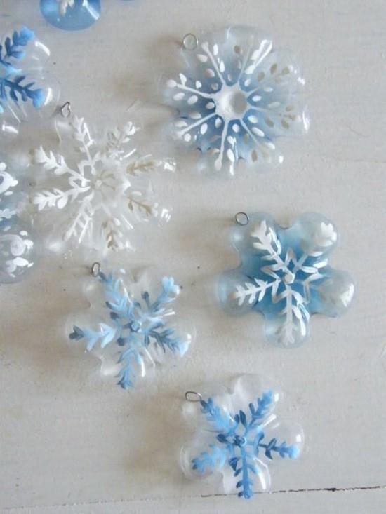 faire des décorations d'hiver des flocons de neige