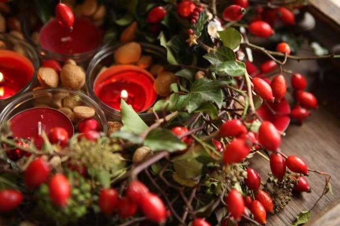 idee deco salon salle a manger idee deco noel rouge vert