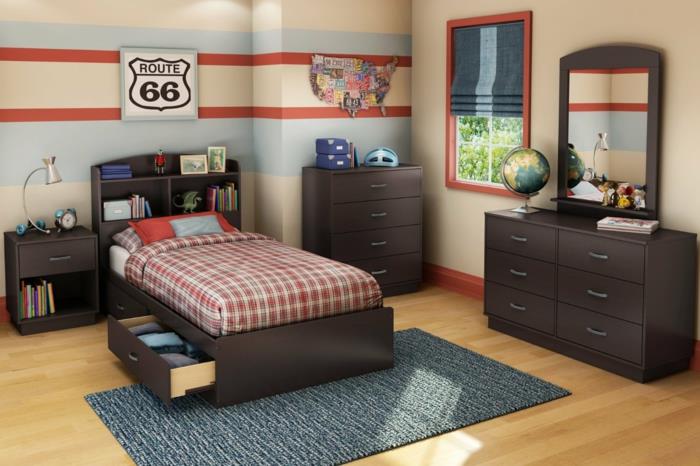 pomysły na życie sypialnia pokój młodzieżowy funkcjonalne szuflady na łóżko