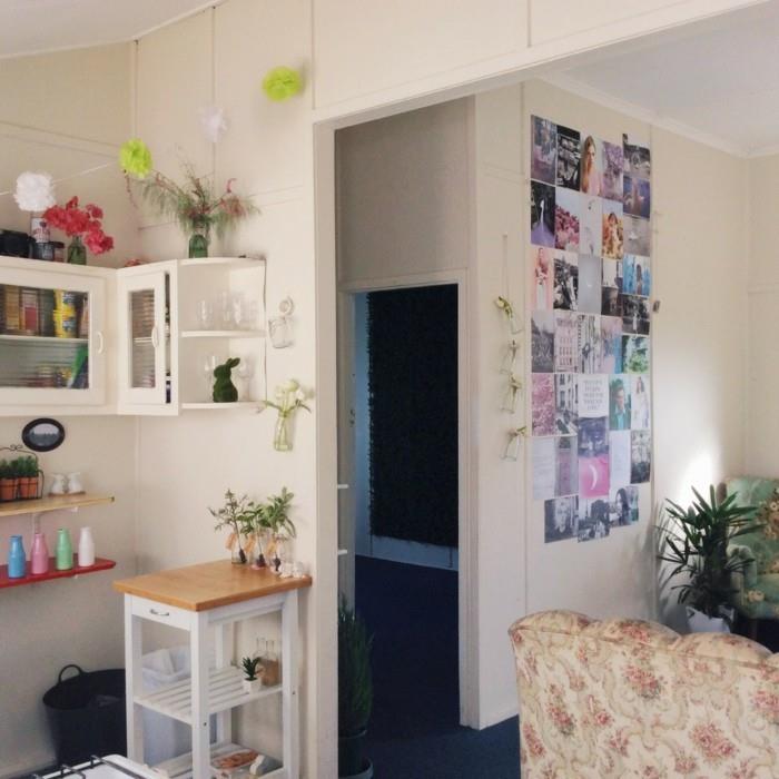 pomysły na umeblowanie mieszkania w stylu tumblr dekoracja ścienna do salonu