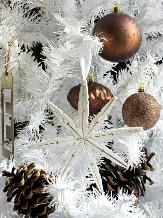 spinacze do bielizny płatki śniegu majstrować ozdoby świąteczne