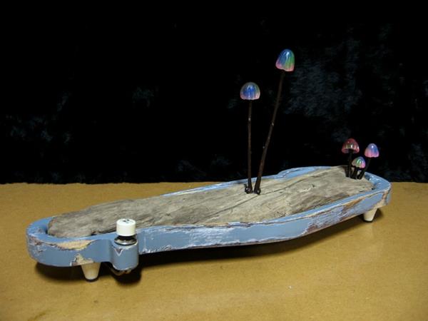 merveilleuse idée de décoration de champignon diode électroluminescente