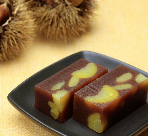 yokan bonbons japonais châtaignes d'automne