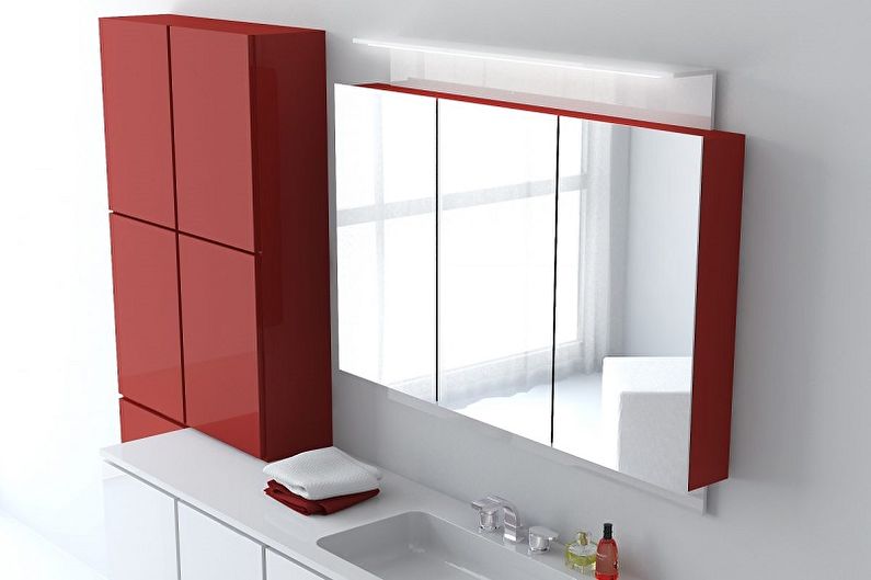 Arten von Badezimmerspiegeln - Spiegel im Schrankdesign