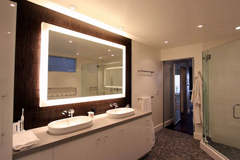 Badezimmerspiegel - Formen und Größen