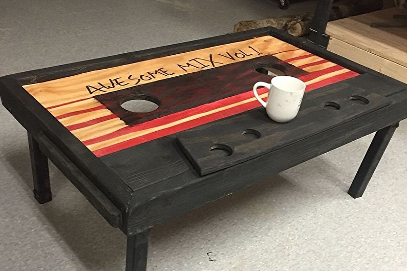 طاولات قهوة DIY - أفكار للصور