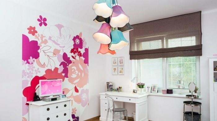 Room deco diy młodzieżowe pomysły dekoracyjne piękny akcent ścienny fajny żyrandol