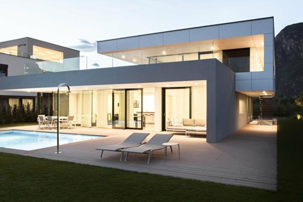 deux appartements séparés dans une architecture de bâtiment durable